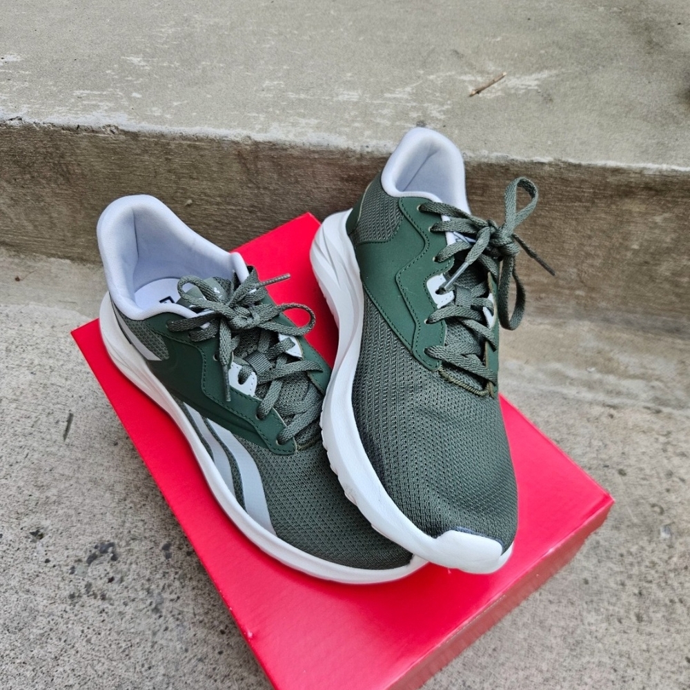 Reebok Men's Energen Lux Running Shoes Breakaway Green/Grey/Chalk M9